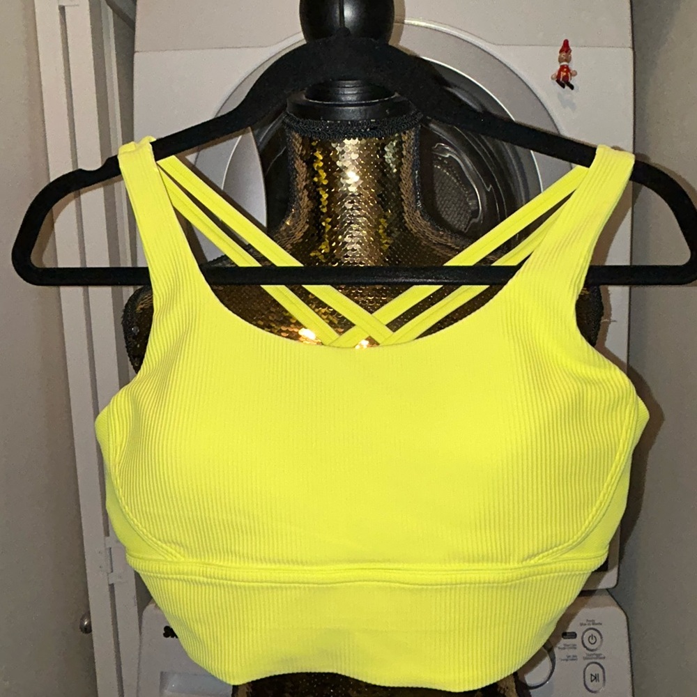 Lululemon Energy longline ribbed bra size 8